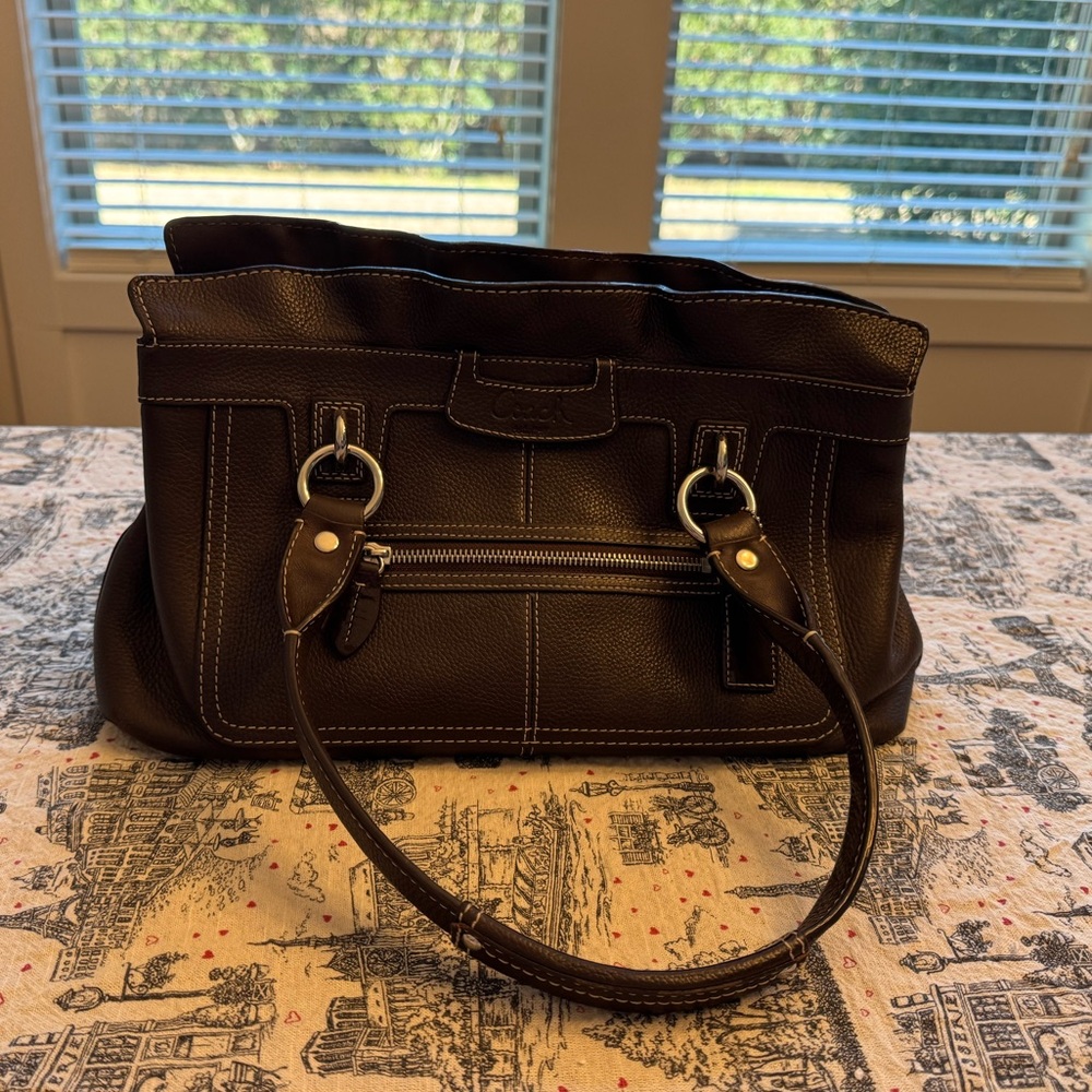 Coach Genuine Leather Handbag
